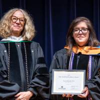 Provost Drake and Nicole Harpold